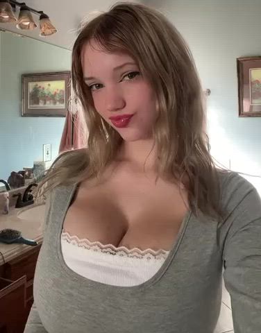 big tits busty tiktok gif