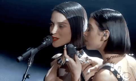 Annie Clark, aka St. Vincent, and Dua Lipa