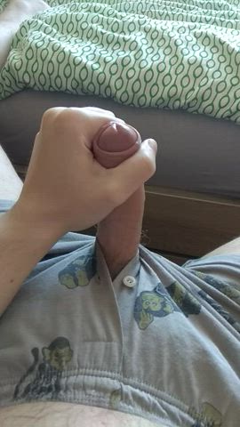 After long day I couldn't hold it anymore