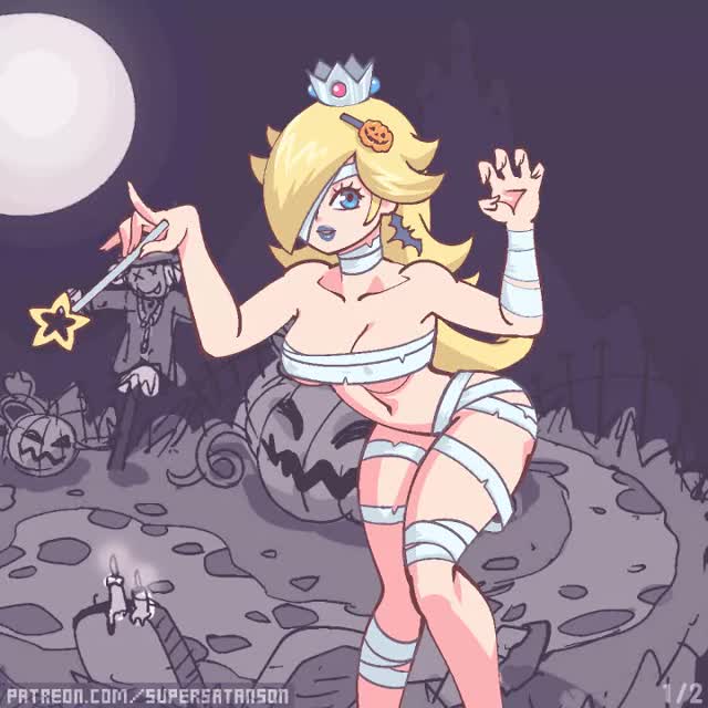 Spooky Rosalina [Super Mario Bros.] pixiv 85392381