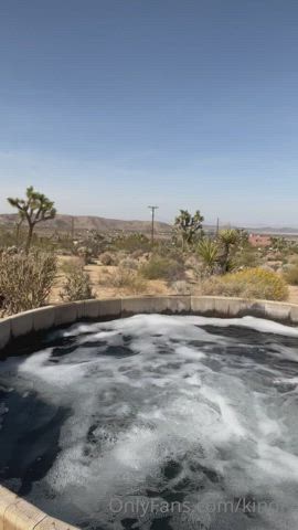 Blonde Pool Tits gif