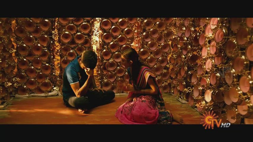 Cute Foreplay Saree gif