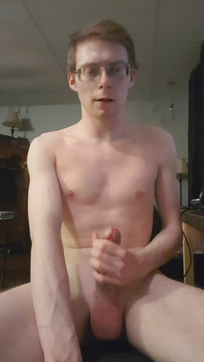 BWC Big Dick Cumshot Male Masturbation Twink gif
