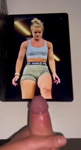 camel toe cum cum on pussy cumshot leggings spandex tribbing tribute gif