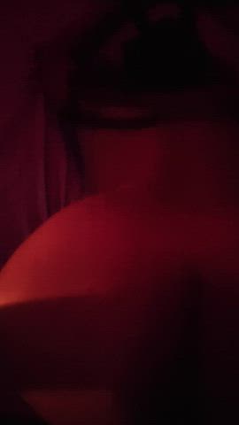 Belt-spanked till the skin matches the light