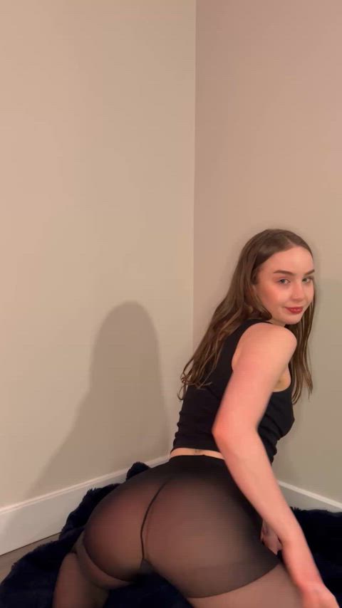 ass brunette onlyfans stockings tights white girl gif