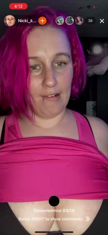 Flashing Nipple Piercing Nipples gif