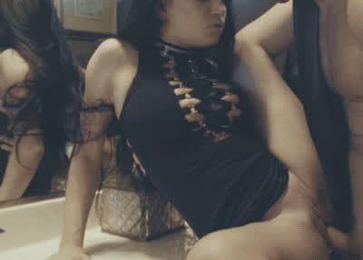 Brunette Public Sex gif