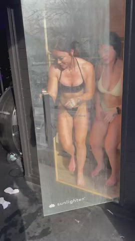 Babes Fitness Muscular Girl gif