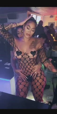 african african american afro goddess hispanic hotwife latina nightclub tattoo gif