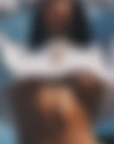brunette fitness tease underboob gif