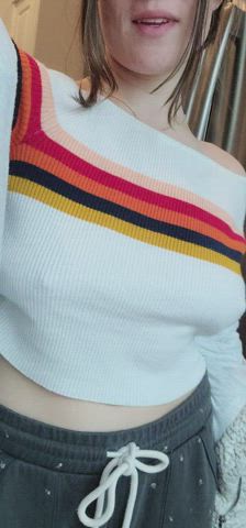 Jiggle them for me while we fuck, please.