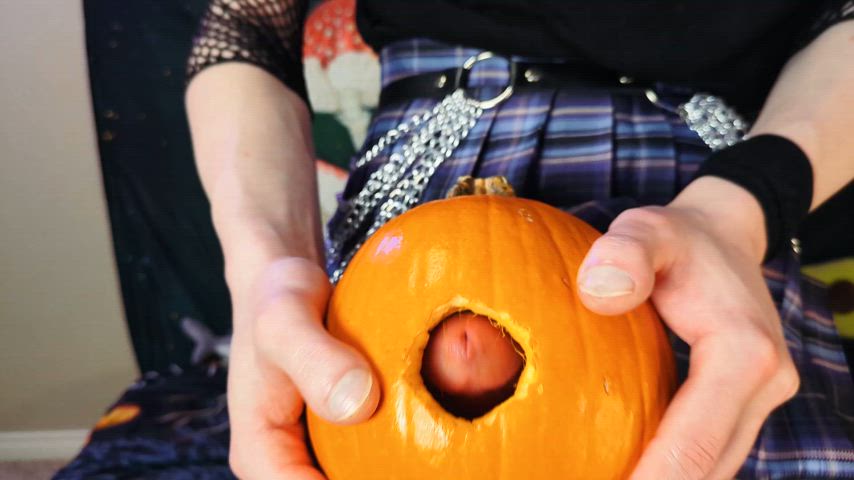 Democracy has failed. 🎃 Fucking a pumpkin with my big dick 🎃