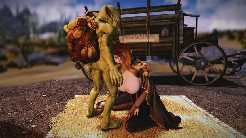 big tits blowjob fantasy monster cock submissive tits gif
