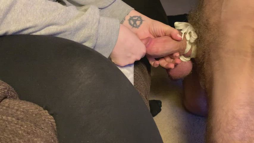 Cfnm amazing wife promised to release me from chastity. This is not quite what I