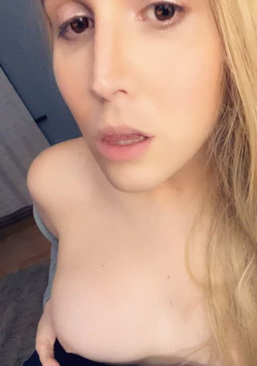 Big Tits Boobs Bouncing Tits Fake Boobs Long Hair Trans Women gif
