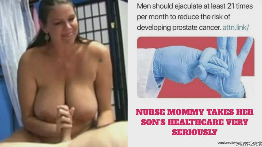 [M/S] Nurse Mommy Takes Her Son’s Healthcare Very Seriously