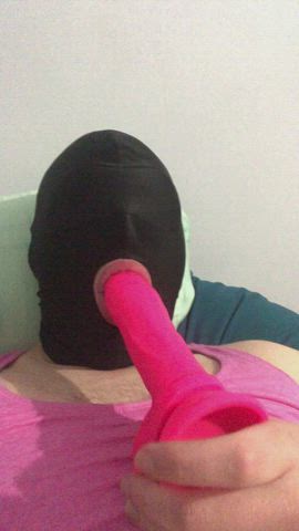 Blowjob Dildo Licking Sucking gif