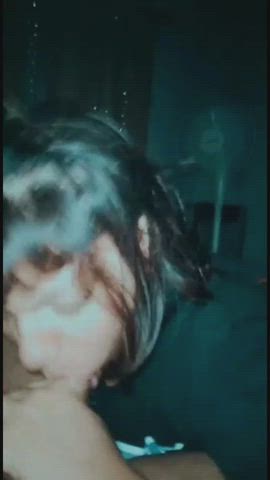 Deepthroat Latina Teen gif