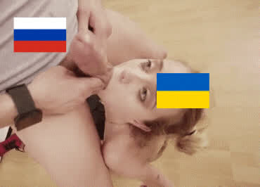 BWC Balls Sucking Humiliation Russian Ukrainian gif