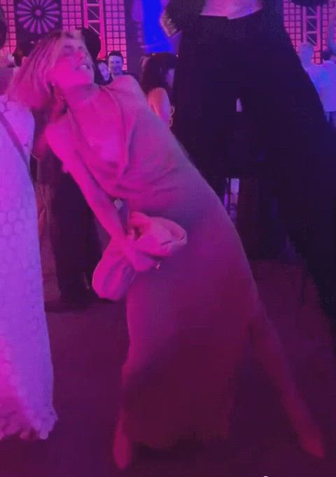 braless celebrity nipslip celebs gif