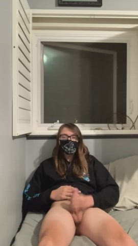 femboy jerk off solo gif