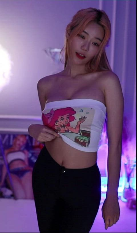 asian big tits cute korean gif