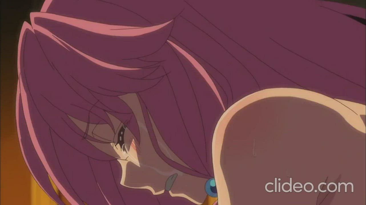 Ahegao Boobs Hentai gif