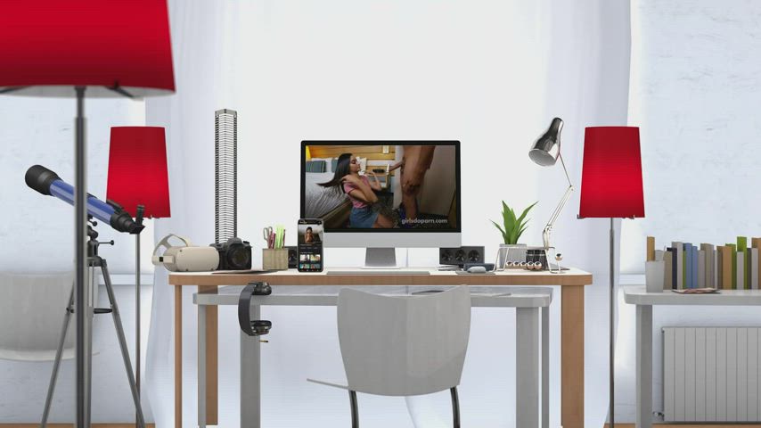 Emily Willis in the office