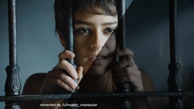 Rosabell Laurenti-Sellers - Game of Thrones - Frontal - before and after