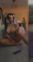 CUM check out my OF for more spicy content 🌶