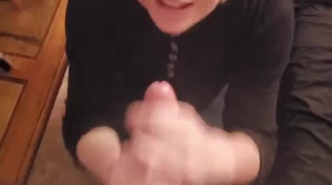 Handjob facial