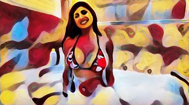 Mia Khalifa - CandyBath #NeuralStyle w/Sound