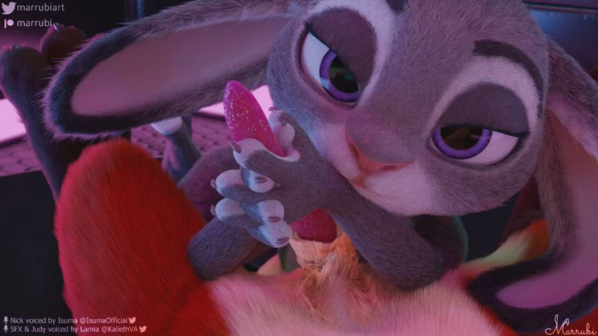 Animation Bunny Cum Cumshot Ejaculation Eye Contact Handjob Jerk Off POV gif