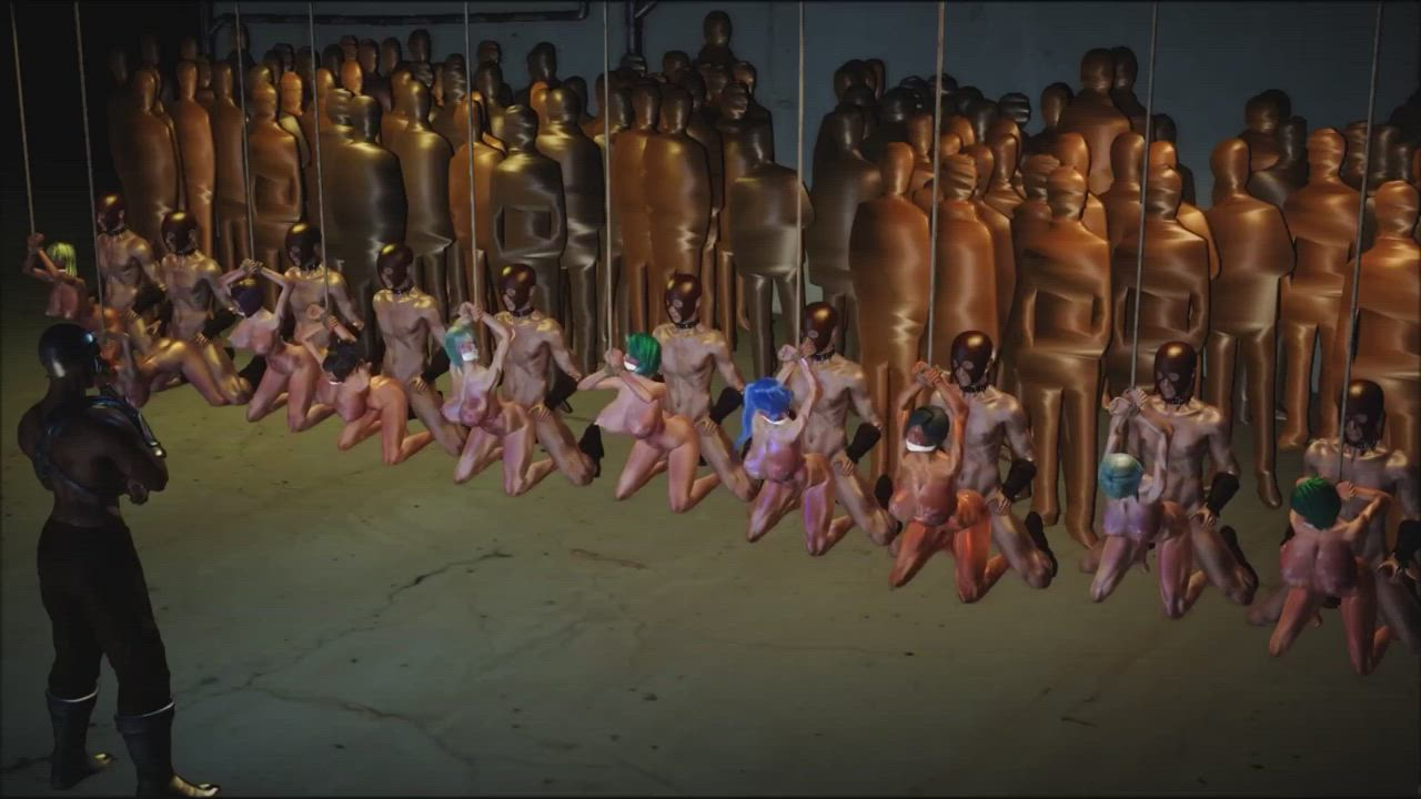 3D Group Hentai gif