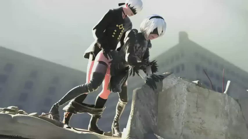 ass boots cosplay doggystyle dress girlfriend japanese outdoor wet pussy gif