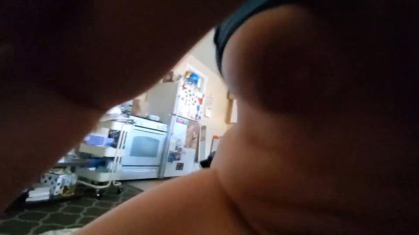amateur asian big tits boobs chubby cowgirl homemade pussy tits wife gif