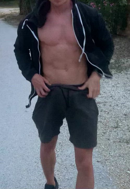 This is what happens when I get to horny on my walk...