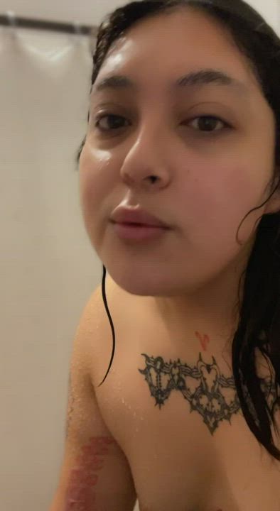 we always have so much fun in the shower <3