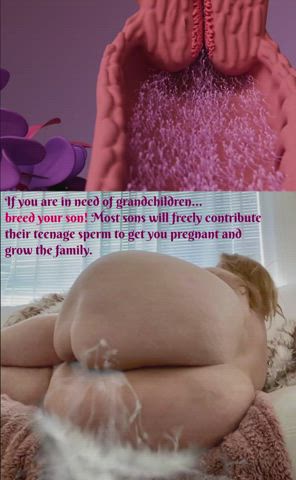 breeding caption cheating creampie cum on ass cum on pussy mom son taboo teen gif