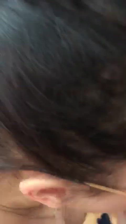amateur blowjob cum in mouth cumshot facial glasses handjob russian sucking gif