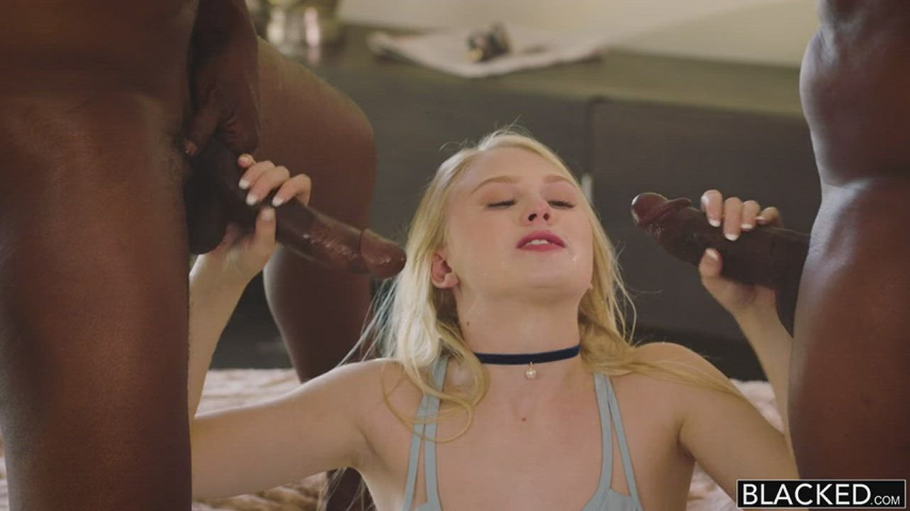Lily Rader's clothes are gently removed before tender lovemaking