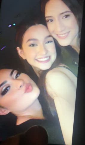 Drowning these hot ass friends with cum