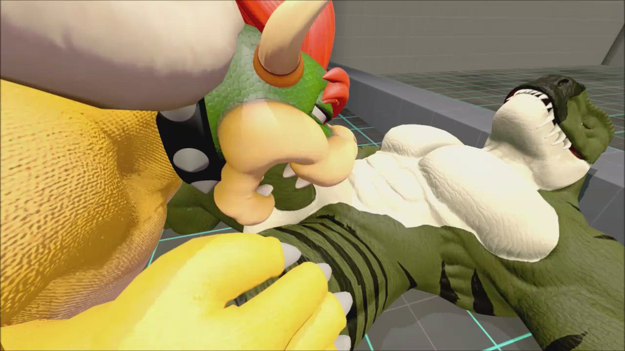 3D Animation Blowjob Gay Oral SFM gif
