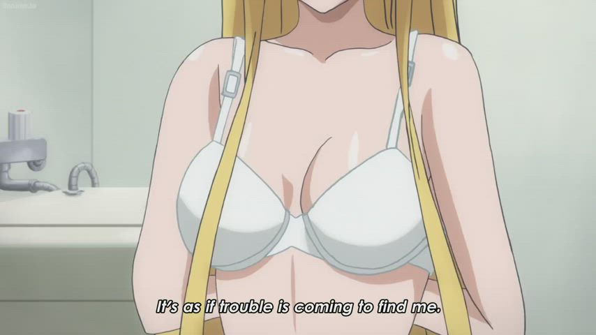 anime boobs bouncing tits gif