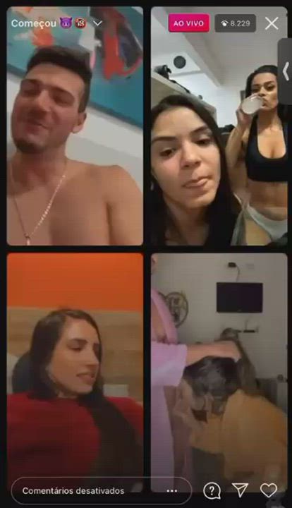 Brazilian Group Sex Naked gif