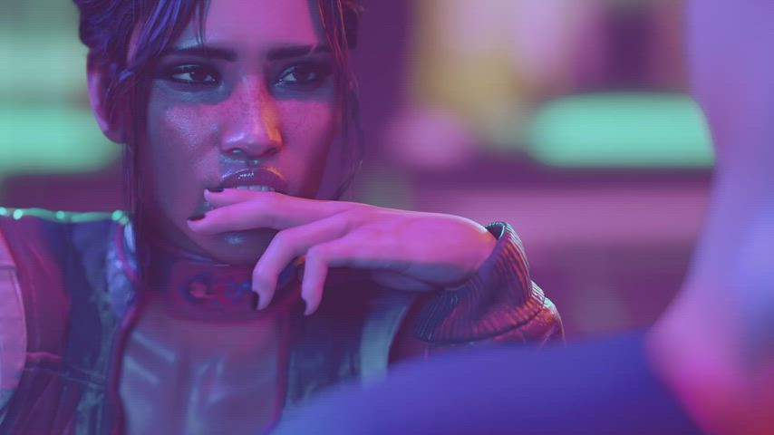 3d animation cum in mouth facial expression handjob horny rule34 gif
