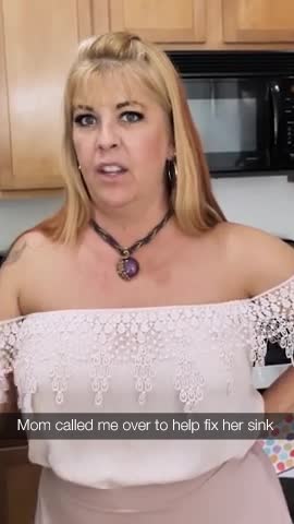 Helping mom with her pipes - Jocyln Stone