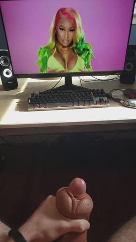 Nicki Minaj slow motion cum tribute