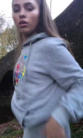 barely legal cute fantasy innocent outdoor schoolgirl teen thong white girl gif